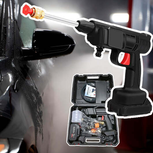 Högtryckstvätt 24 bar/101 PSI - med batteri inkl. laddare -