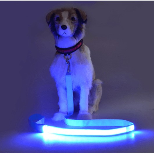 Hundkoppel med led-ljus