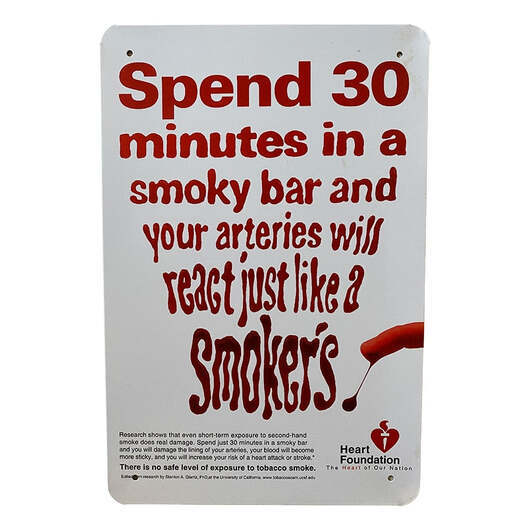 Metallskylt - Spend 30 min.