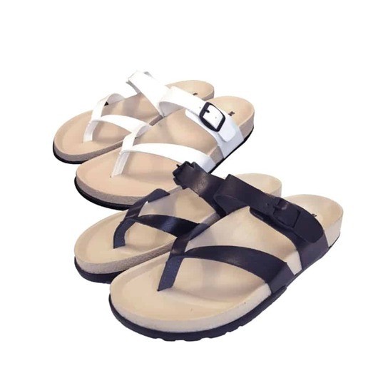 Sandaler Aerosoft Soft Unisex - vit eller svart - Svart str. 40