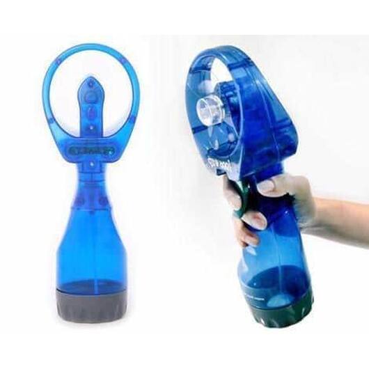 Vattensprayfläkt (kylande vattenånga för värmen)