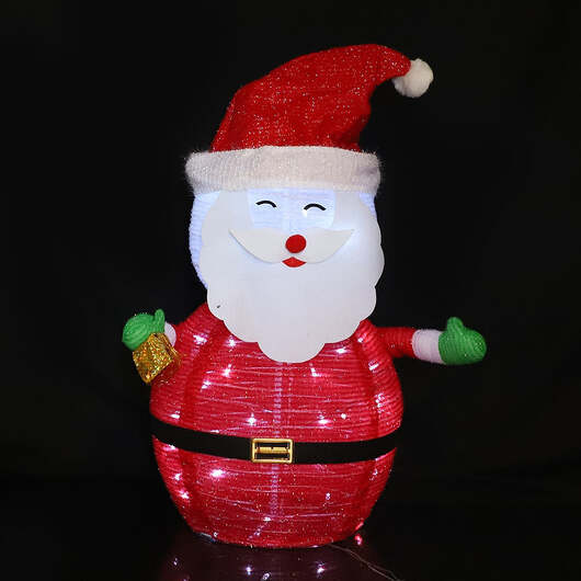 Tomtenisse 70 cm hög - Hopfällbar med timer -