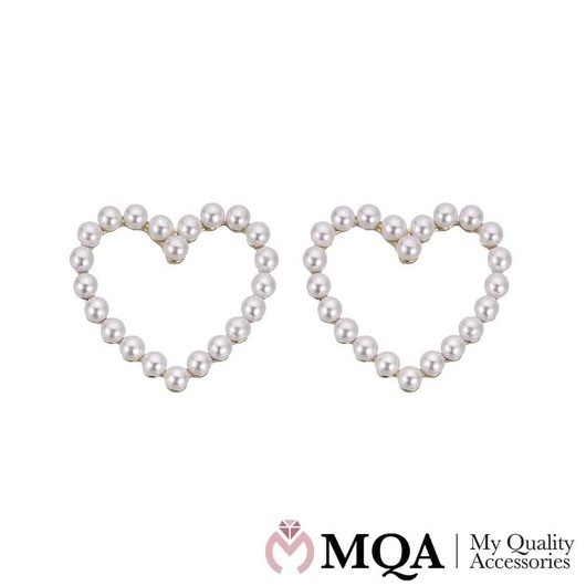 Ãronpinnar med hjärta och pärlor