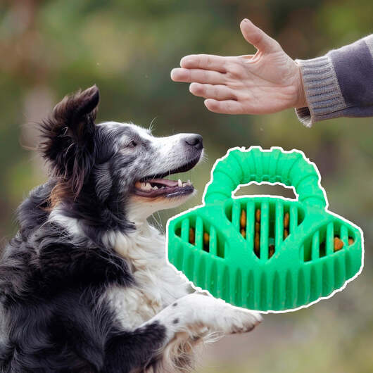 Hundleksak  -  Krokodilformad Tuggpinne för Tandrengöring