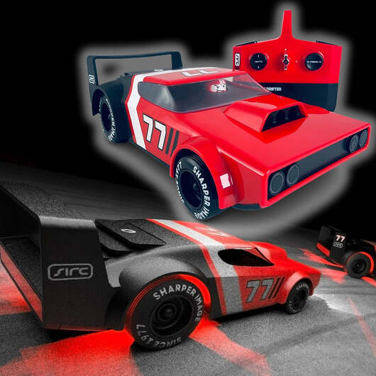 Burnout Drifter - Radiostyrd bil med rök-, ljud- och ljuseffekter