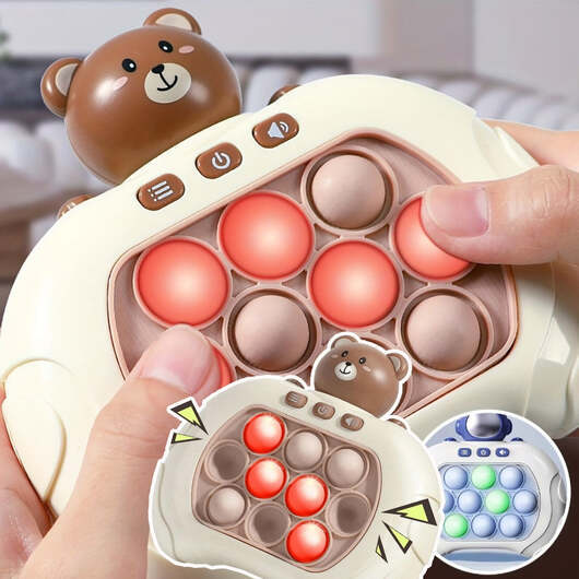 Quick Push Pop It It Spel - många färger och modeller - - Flodhäst