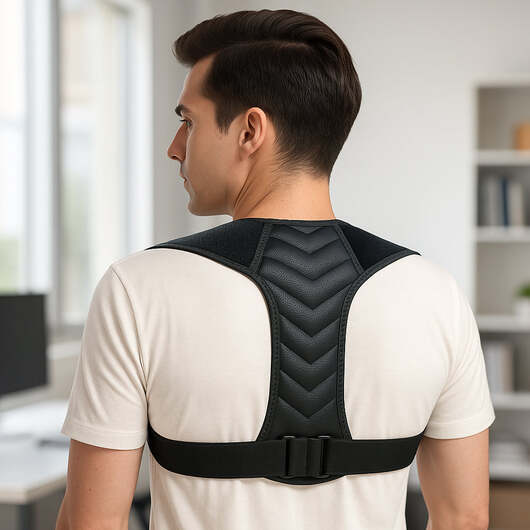 Justerbart hållningskorrigerande ryggband