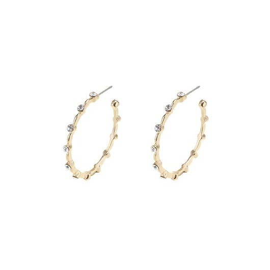 Ãrhängen, guldfärgade med vackra, klara stenar