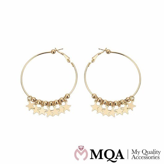 Ãrhängen med 7 små bollar och stjärnor