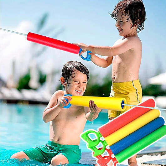 Vattenpistol Ø 5 x 40 cm Skum (assorterade färger)