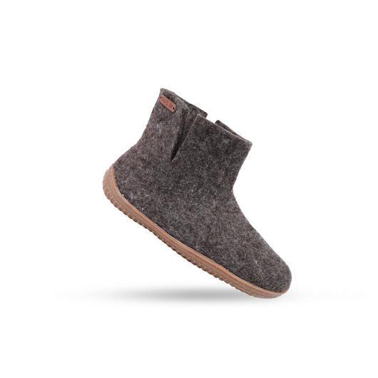 Ullstövlar (100% ren ull) med gummisula - Denim / 44