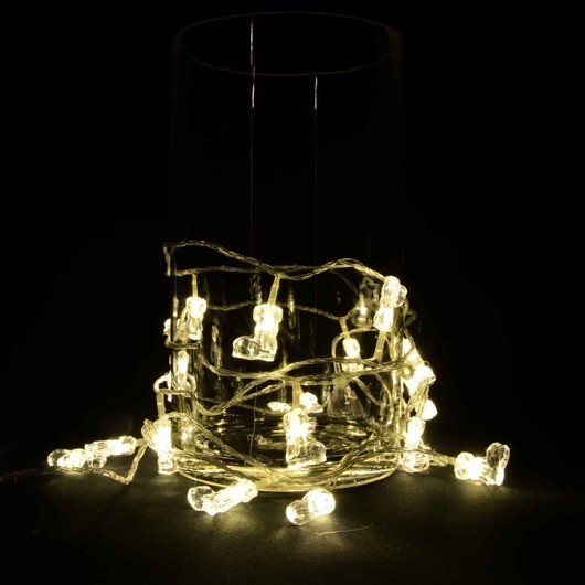 LED-ljuskedja med tomtestövlar, 3 meter