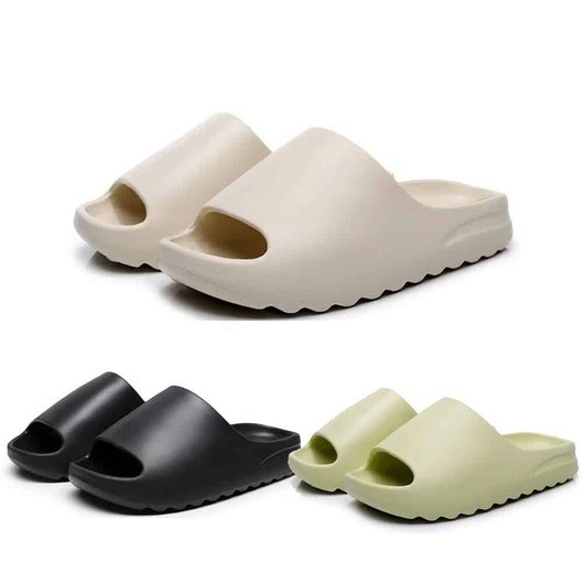 Tofflor - Mjuka och halkfria - svart, grön eller vit - - Vit / 40/41