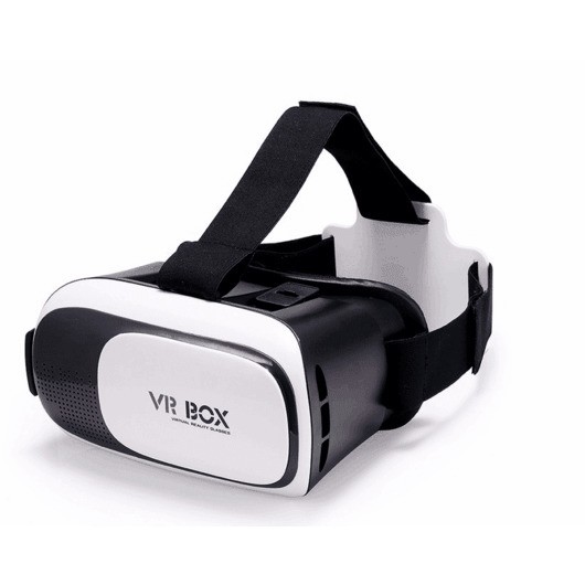 VR Box - Virtuella Reality 3D-glasögon med styrenhet (fjärrkontroll)