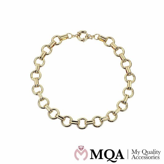 Halsband guldfärgat, justerbart