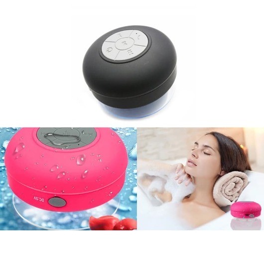 Vattentät Bluetooth-högtalare med sugkopp för badkaret etc.