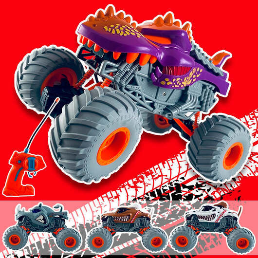 Monster Truck Radiostyrd bil - Lila eller Grå - Lila