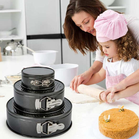 Springformset Ø18-20-22 cm eller Ø24-26-28 cm - 24 cm/26 cm/28 cm