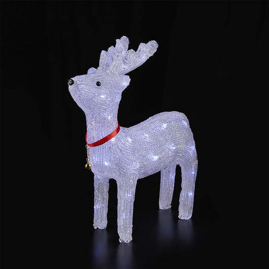 Ren Akryl - höjd 40 cm med LED-belysning