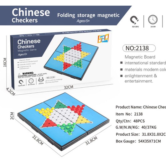 Xiangqi  -  Magnetiskt Spel för Resor och Hemmabruk