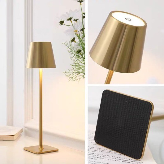 Bordslampa LED med touch & uppladdningsbar funktion - Vit