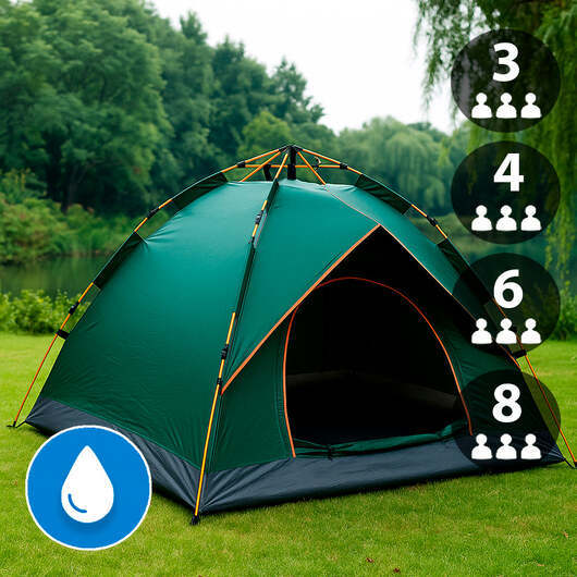 Quick-Up Tält för 3 - 8 personer - 4