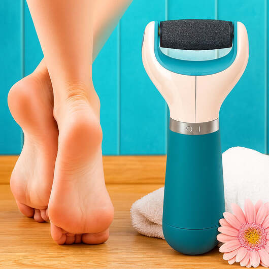 Elektrisk fotfil för pedikyr (för AA-batterier)