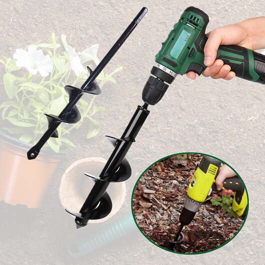 Planteringsborr / Skruvborr - 40 mm/60 mm/80 mm - - 60 mm