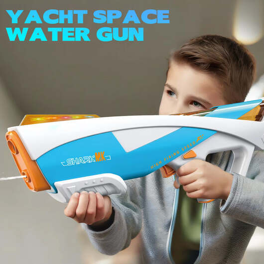 Elektrisk Vattenpistol  -  SHARK MK  -  Automatisk Action med Stil - Grå