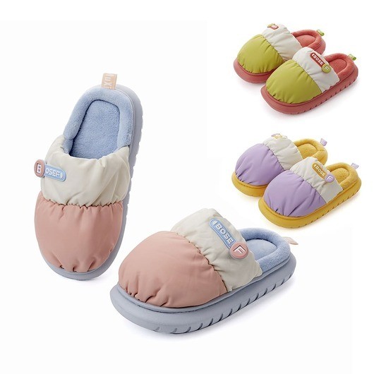 Tofflor modell Bose F - rosa, lila eller gröna - mjuka och varma - - Lila 38/39