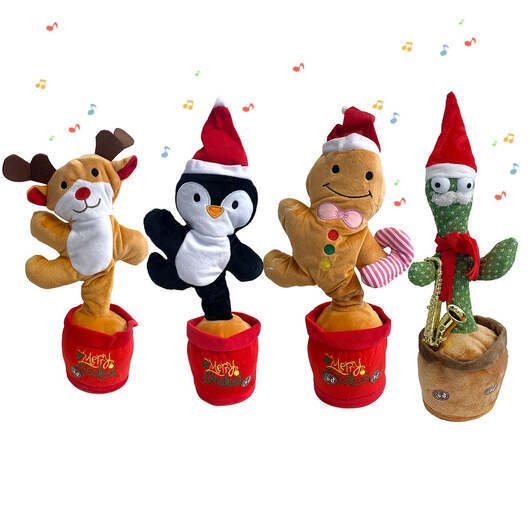 Dansande & Sjungande julKaktus & andra figurer - Dansande tårtman