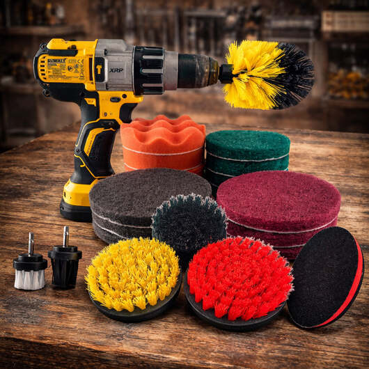 Rengöringsborstar - 4-i-1, 12-i-1 eller 22-i-1 - 4-i-1