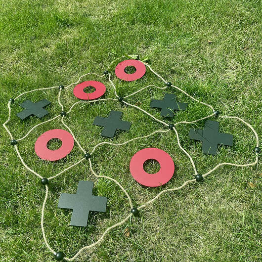 Trädgårdsspel  -  Tre-i-rad