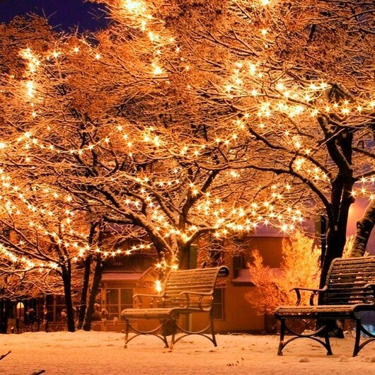 LED ljusslinga inomhus/utomhus 10m - Blå