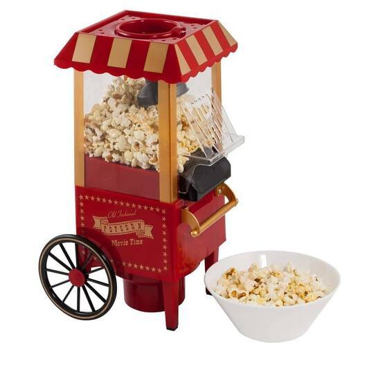 Retro popcornmaskin  -  Perfekta fettfria popcorn