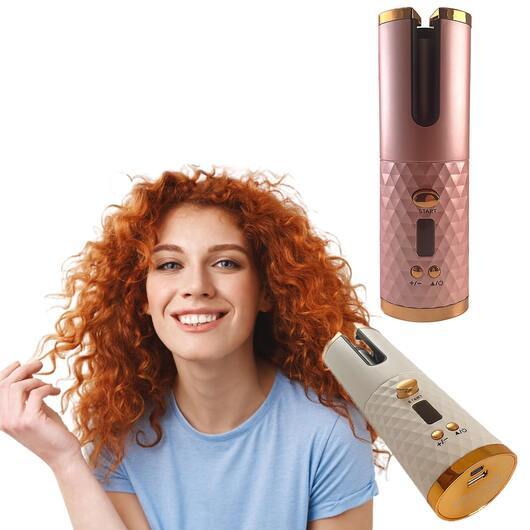 Locktång - Sladdlös - - Rosa