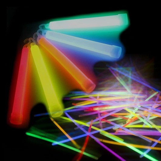 Knäckljus 1 st. 17 x 130 mm - blå, orange, grön, röd, rosa eller gul - Blå