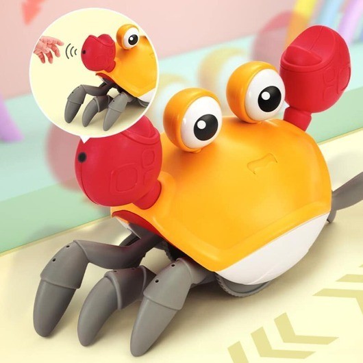 Glad Baby Krabba  -  Roligt och Lärande i Ett Leksak - Turkos