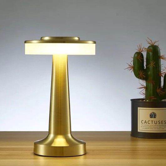 Touch LED Bordslampa med USB-laddning