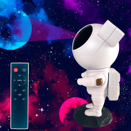 Astronaut Stjärnhimmelprojektor med fjärrkontroll