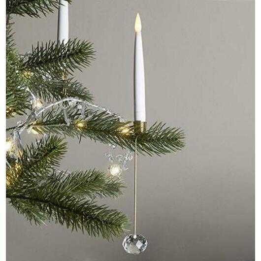 Trådlösa LED Julgransljus 8, 16 eller 24 st. - Passar de flesta Georg Jensen ljushållare m. fl.