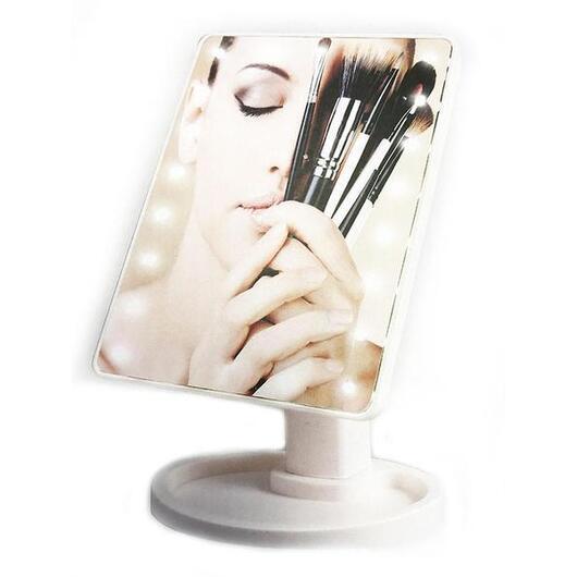 Sminkspegel med LED-ljus och pekskärm (fler färger)
