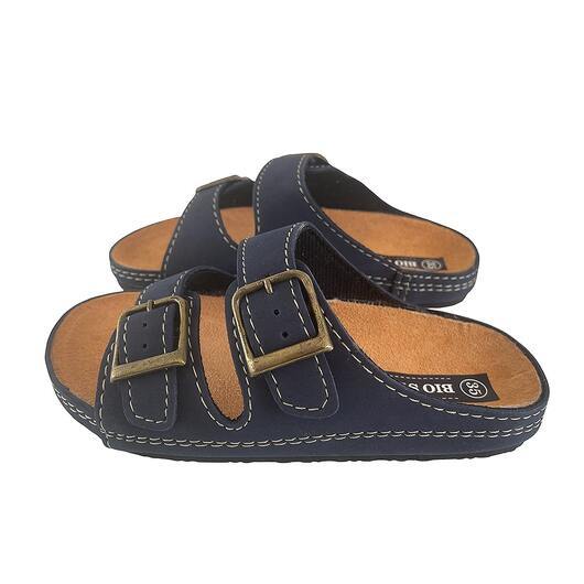 Sandaler för barn med remmar, modell Bio Style - brun eller marinblå