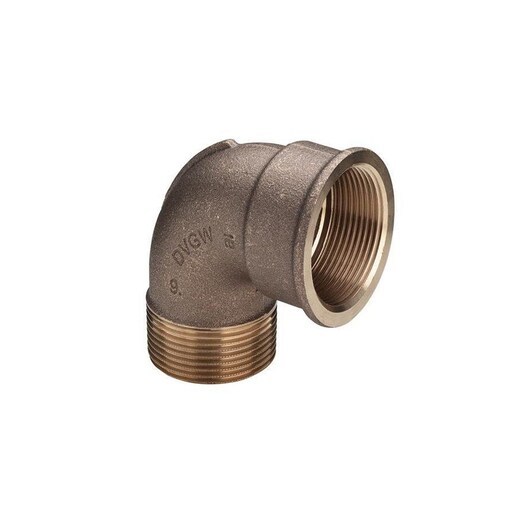 Viega Bend 90° socket/nipple 1 1/2" gunmetal