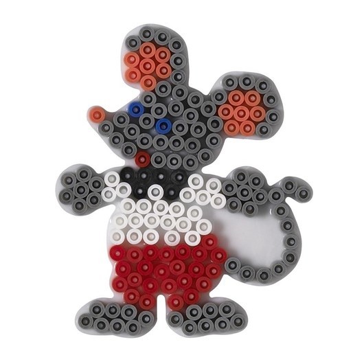 Hama Ironing Beads Pegboard-Mouse