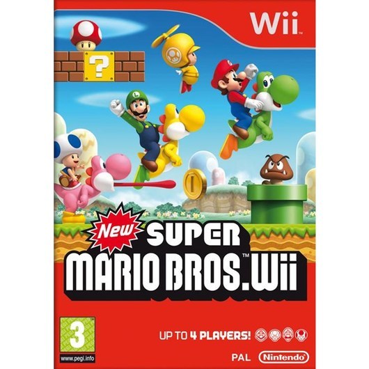 New Super Mario Bros. - Nintendo Wii - Action
