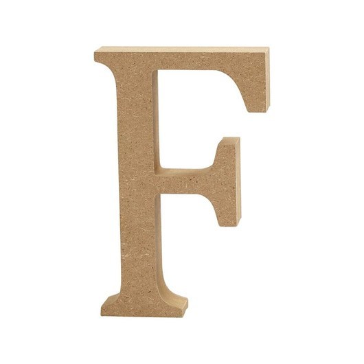 Creativ Company Letter F MDF 8cm 1pc.