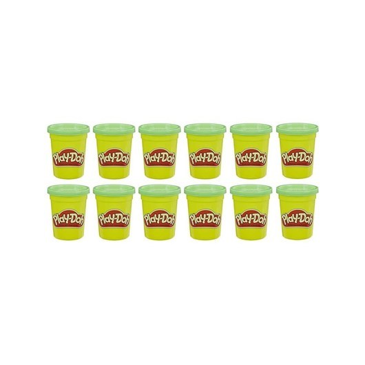 Hasbro Play-Doh Bulk 12-Pack of Green Non-Toxic Modeling Compound