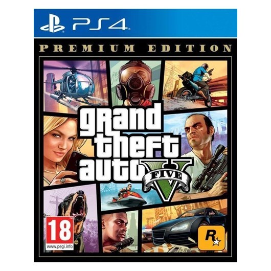 Grand Theft Auto V (Premium Edition) - Sony PlayStation 4 - Action