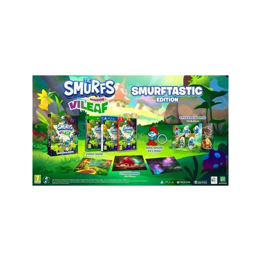 The Smurfs: Mission ViLeaf (Smurftastic Edition) - Sony PlayStation 4 - Plattformsspelare